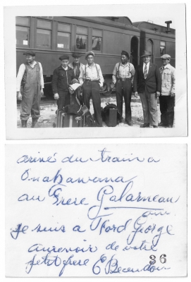 Men at the Onakawana lignite site